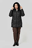 Куртка - пуховик Мадейра 50 чорний, фото 5