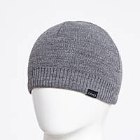 Шапка 2425 (фліс) сірий меланж