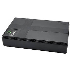 Безперебійний блок живлення Mini DC UPS DC1018P 18W (10400 mah) (Black)