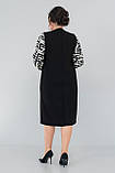 Сарафан Джулія 52 чорний, фото 7