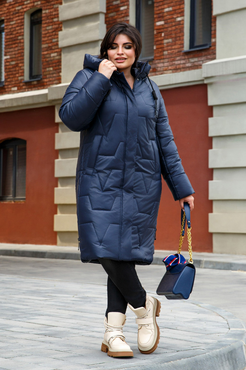 Пальто Мюнхен 50 темно-синій, фото 1