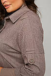 Жакет Емілі 60 коричневий, фото 3