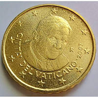Монета Ватикана 10 євроцентів 2007 р.