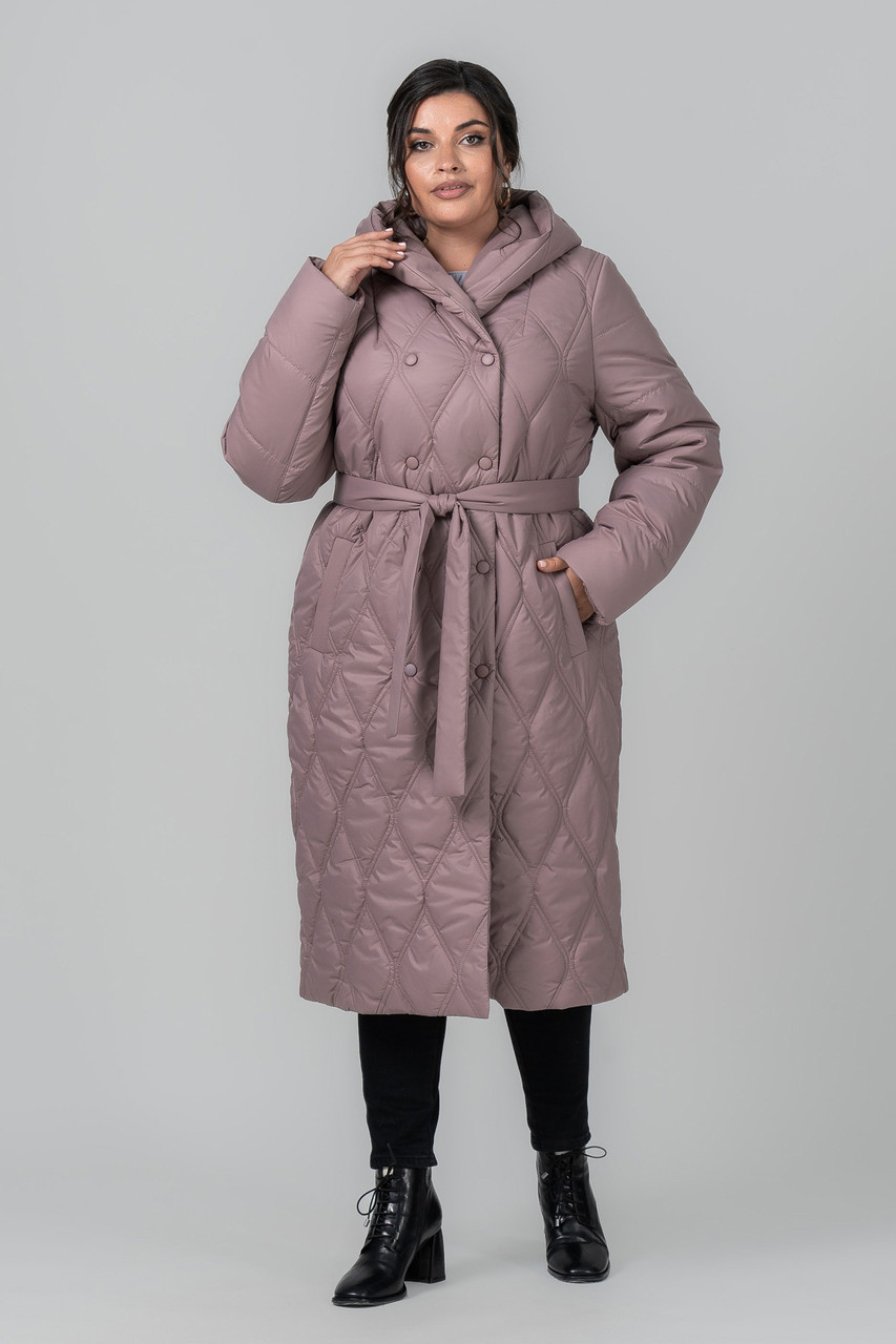 Пальто Арізона 50 пудра, фото 1