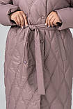 Пальто Арізона 50 пудра, фото 9