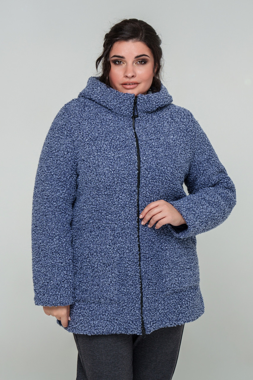 Шуба Марлен 52 джинс, фото 1