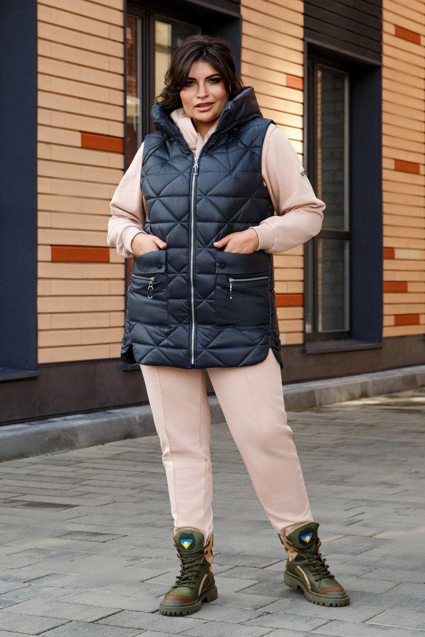 Жилет Донна 50 графіт, фото 1