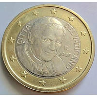 Монета Ватикана 1 євро 2007 р.