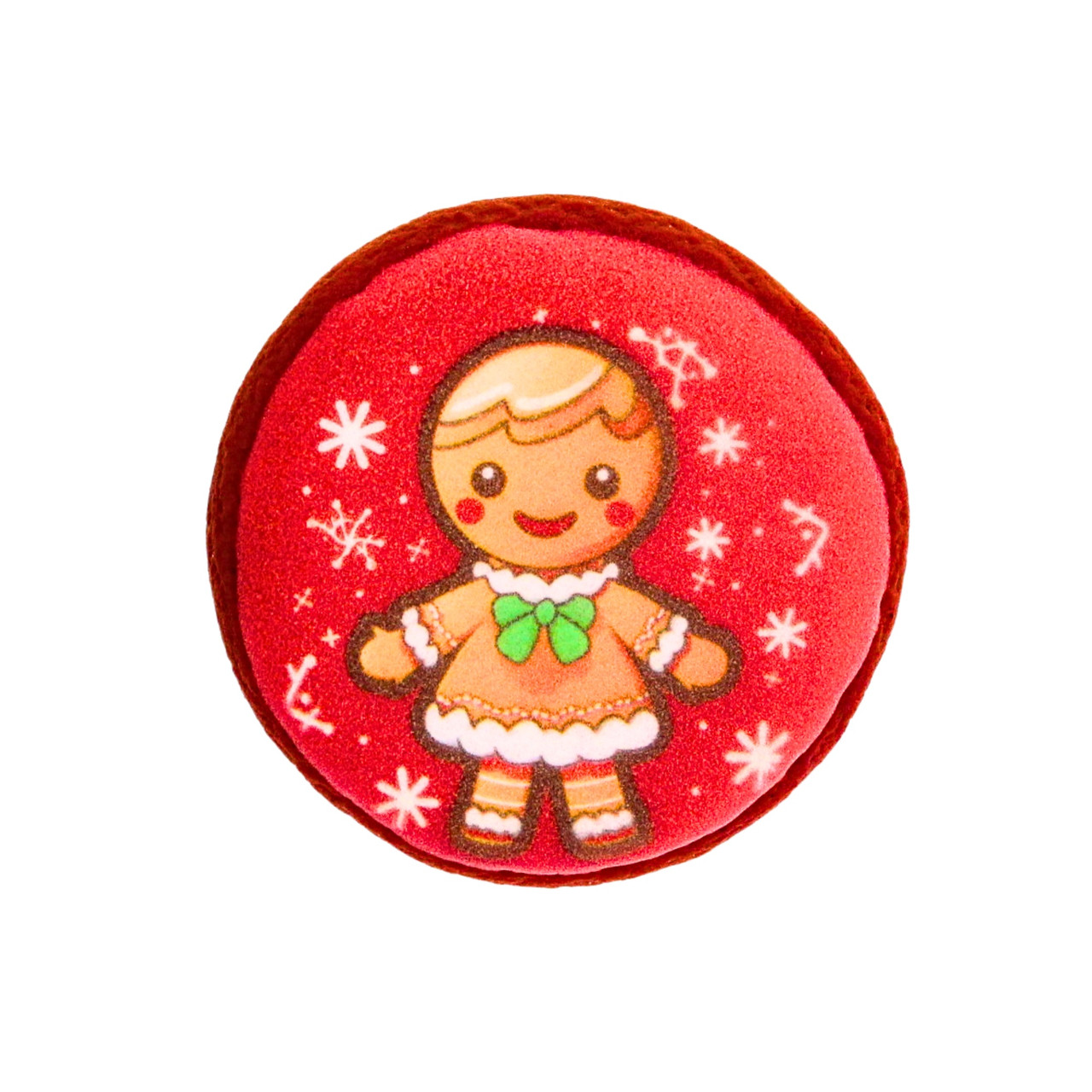 Пряник медово-імбирний міні з харчовим друком Крафт Печиво, зимова колекція "Пряничні чоловічки", з передбаченням, 17 г, фото 1