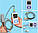 Пульсоксиметр CMS60D 1.8" кольоровий led-дисплей, CONTEC, фото 3