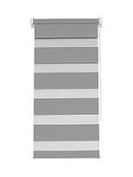 Рулонні штори день-ніч FranzDeco висота 30х160 світло-сірий