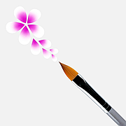 Пензель квітковий синтетичний GrimMaster Flora - Flat Pointy #6