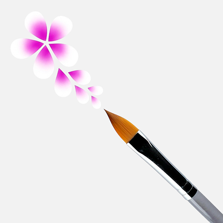 Пензель квітковий синтетичний GrimMaster Flora - Flat Pointy #6, фото 1