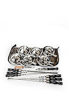 Подарунковий набір шампурів Enot-3 Black з посудом і аксесуарами, фото 3