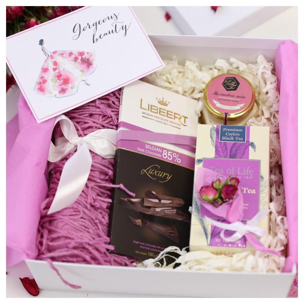 Корпоративні подарункові набори на 8 березня в Києві — набір "Purpur", фото 1