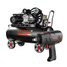 Компресор повітряний Dnipro-M AC-100 VG + Гайковерт пневматичний PW-70