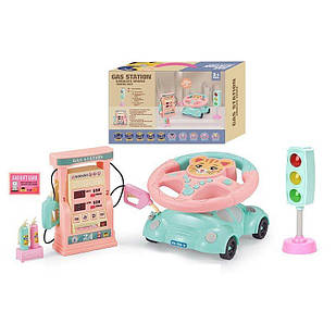 Кермо 2192 E-47 ТИГРЕНЯ, світлофор, заправна станція, підсвічування, звук, мелодії, машина-підставка