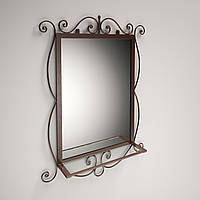 Дзеркало в передпокій настінний віндзор для передпокою в стилі лофт в коридор. Меблі з металу