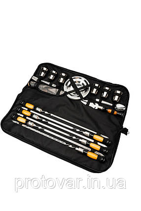 Туристичний набір шампурів у сумці Enot-3 Gradient з посудом, фото 1