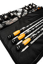 Туристичний набір шампурів у сумці Enot-3 Gradient з посудом, фото 5