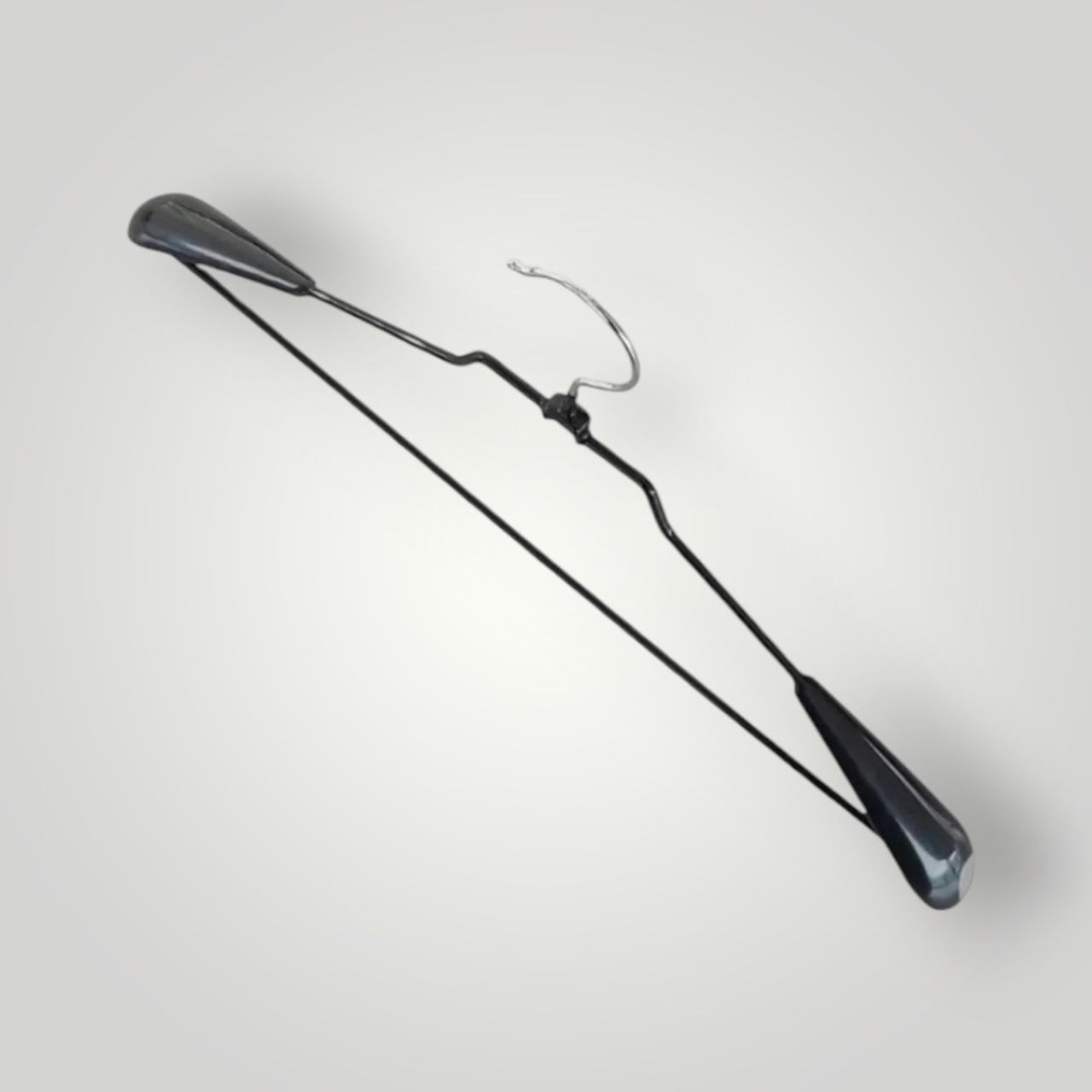 Вішачки плечики силіконові  металеві з перекладиною 46 см, фото 1