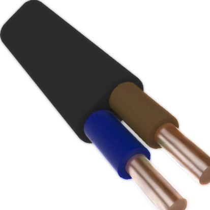 Кабель ВВГ-П нг 2х4 ЗЗКМ, фото 1