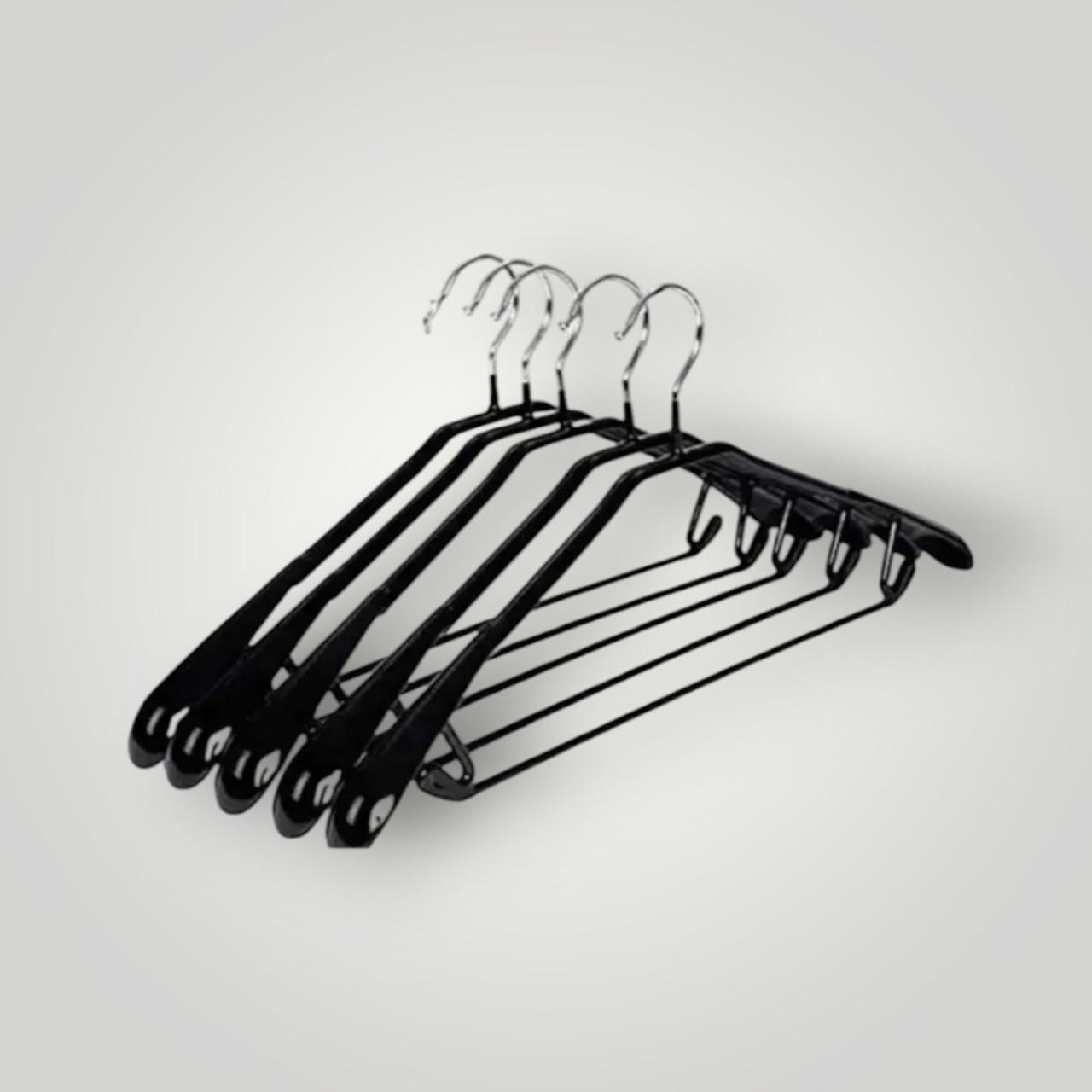 Вішачки плечики силіконові металеві з гачками і перекладиною 42 см, фото 1