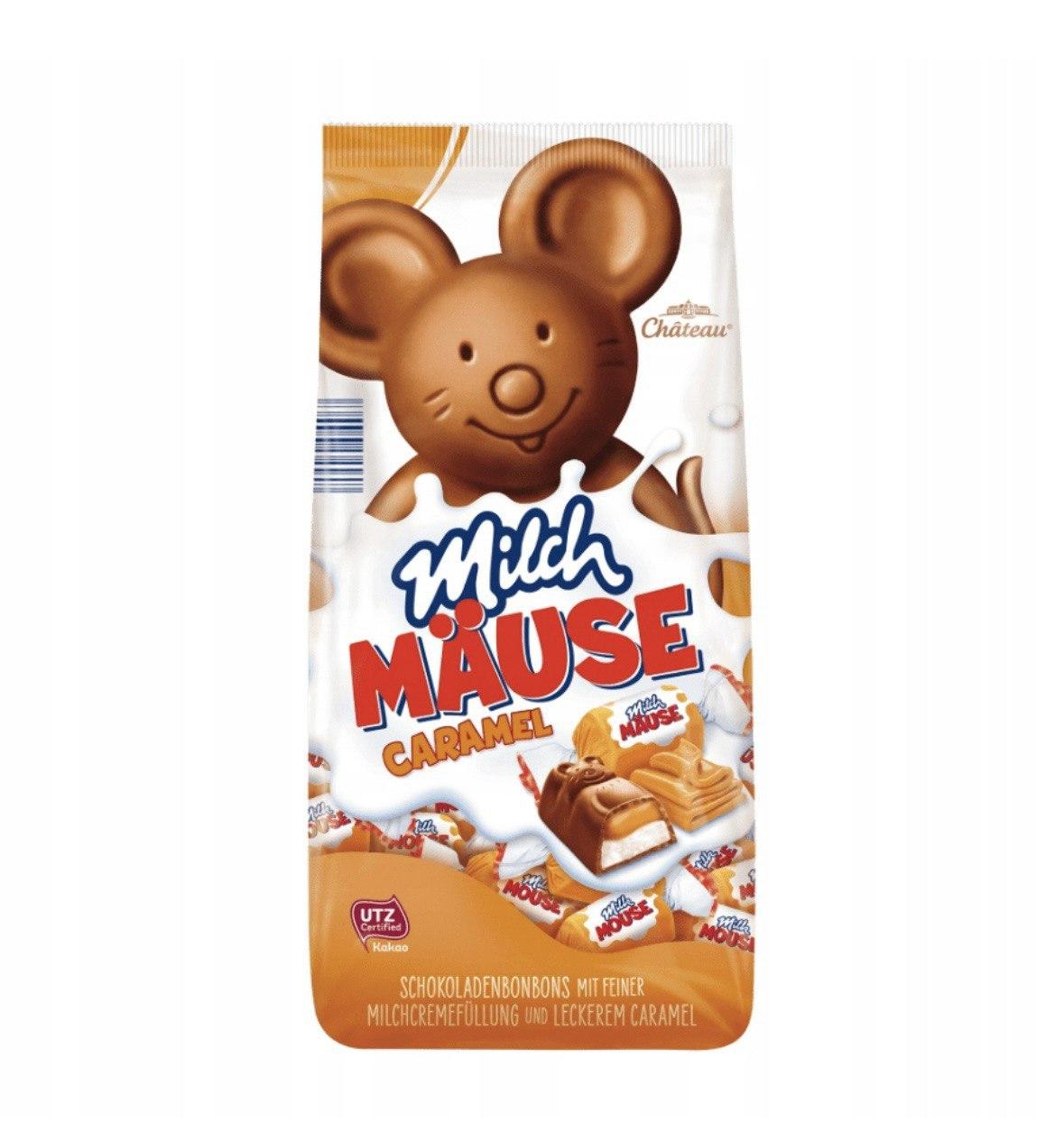 Шоколадні цукерки Choceur Milch Mause Caramel із карамелю 210 гр. Німеччина