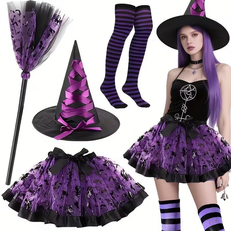 Жіночий костюм відьма на Хеллоуїн, новий рік, фото 1
