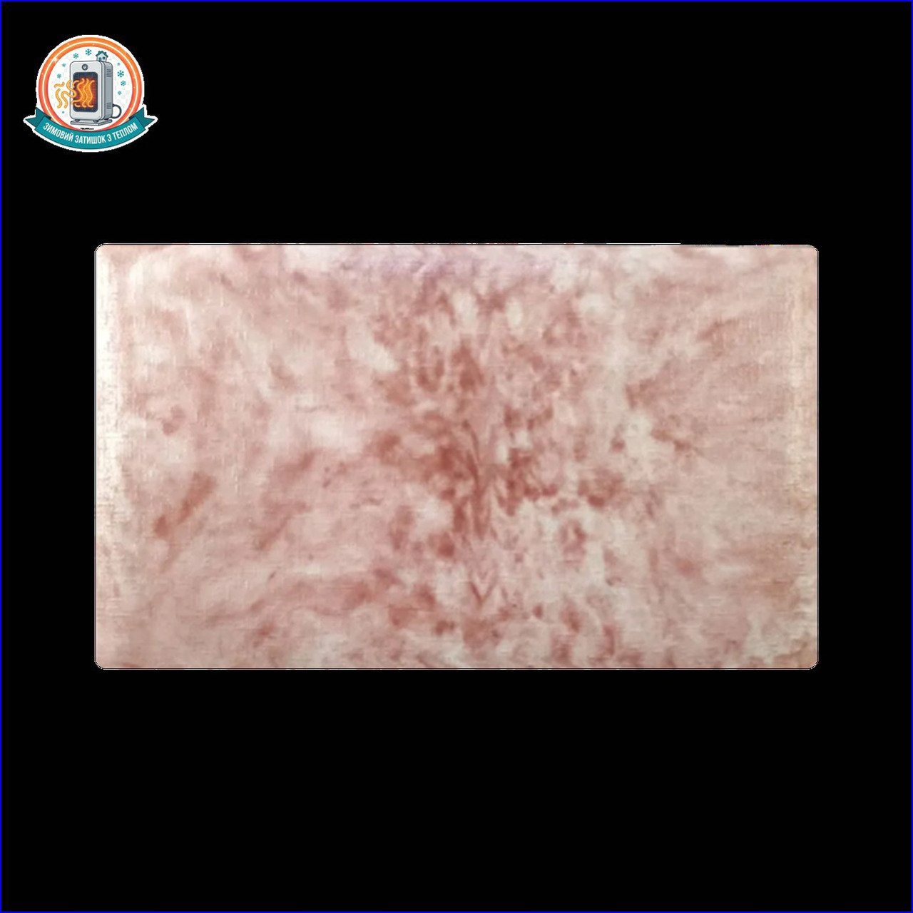 Керамогранітний обігрівач KEN-500 "Холст жакард" полуничний керамічна панель, фото 1