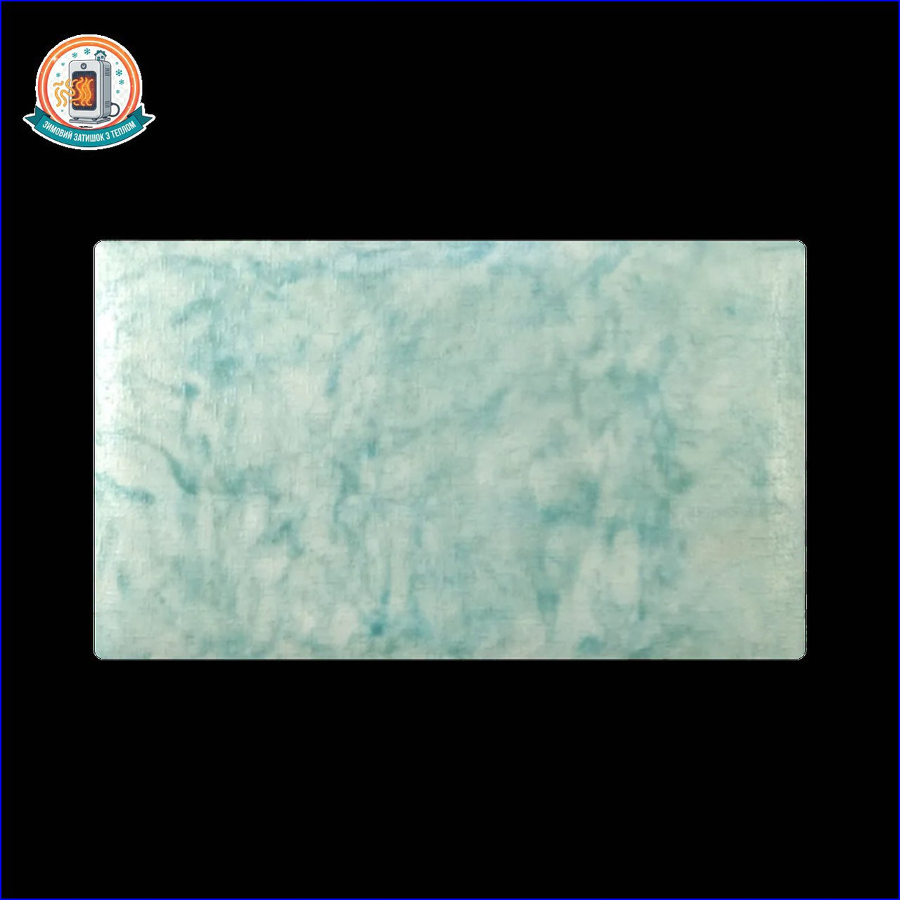 Керамогранітний обігрівач KEN-500 "Холст жакард" нефритовий керамічна панель, фото 1