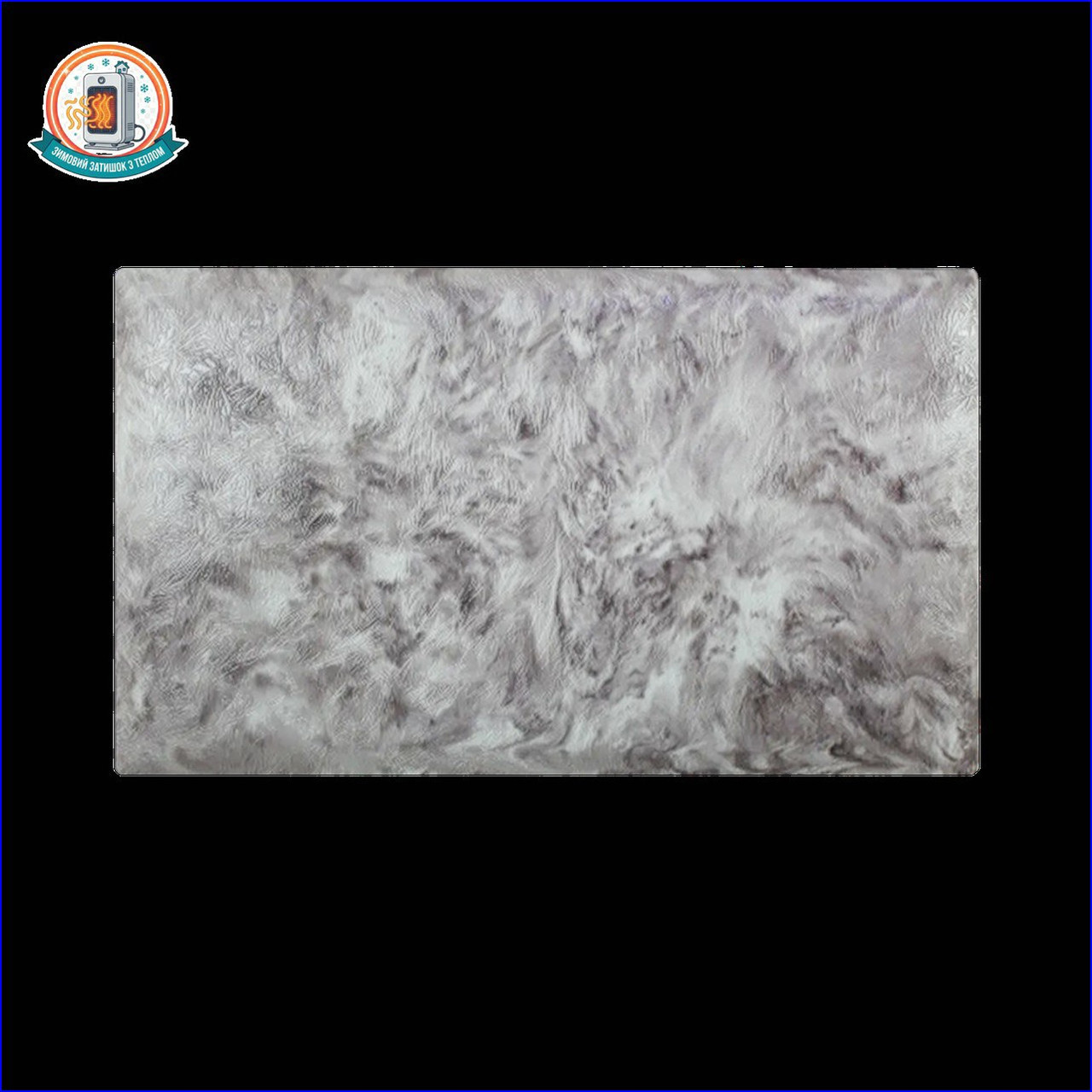 Керамогранітний обігрівач KEN-500 "Ізморозь жакард" какао керамічна панель, фото 1