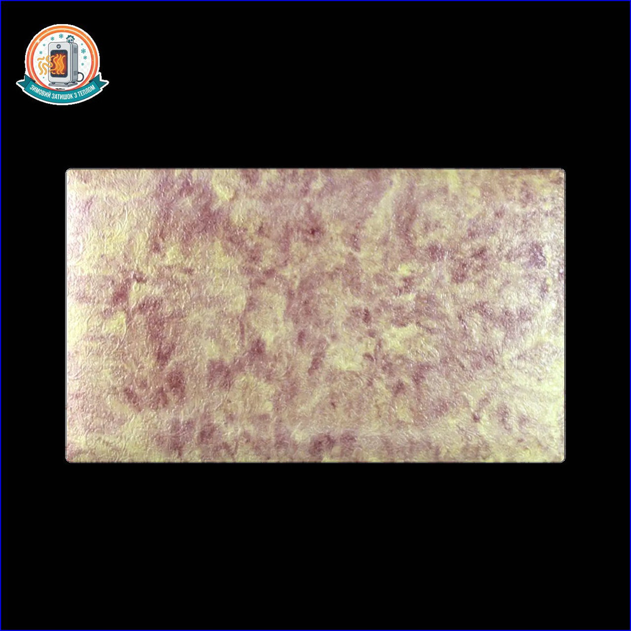 Керамогранітний обігрівач KEN-500 "Філігрі жакард" персиковий керамічна панель, фото 1