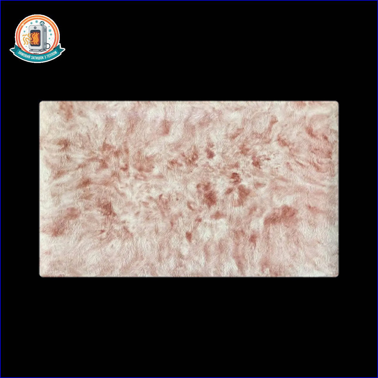 Керамогранітний обігрівач KEN-500 "Ізморозь жакард" полуничний керамічна панель, фото 1