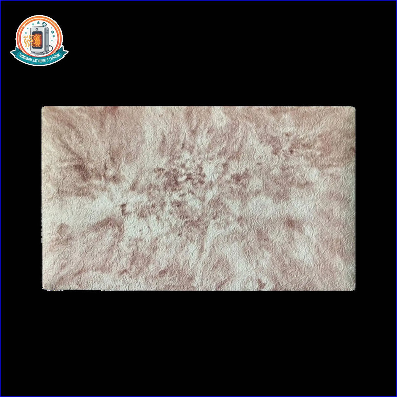 Керамогранітний обігрівач KEN-500 "Філігрі жакард" полуничний керамічна панель, фото 1