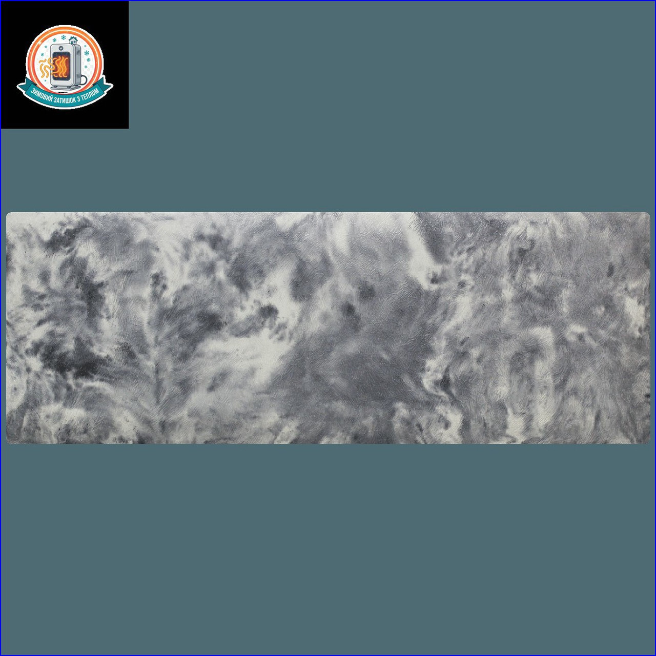 Керамогранітний обігрівач KEN-500D "Ізморозь жакард" мармуровий керамічна панель, фото 1