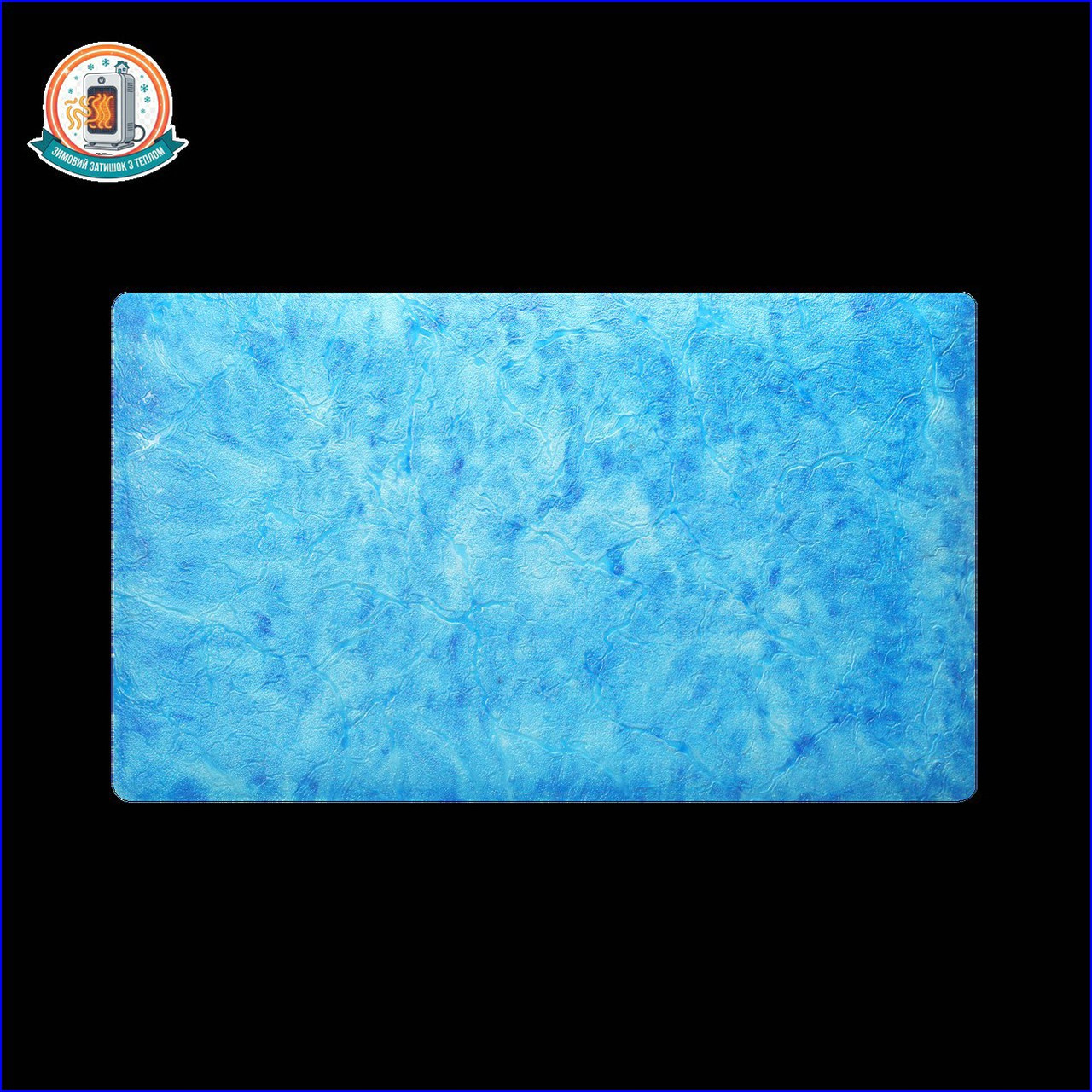 Керамогранітний обігрівач KEN-500 "Гранж жакард" лазуровий керамічна панель, фото 1