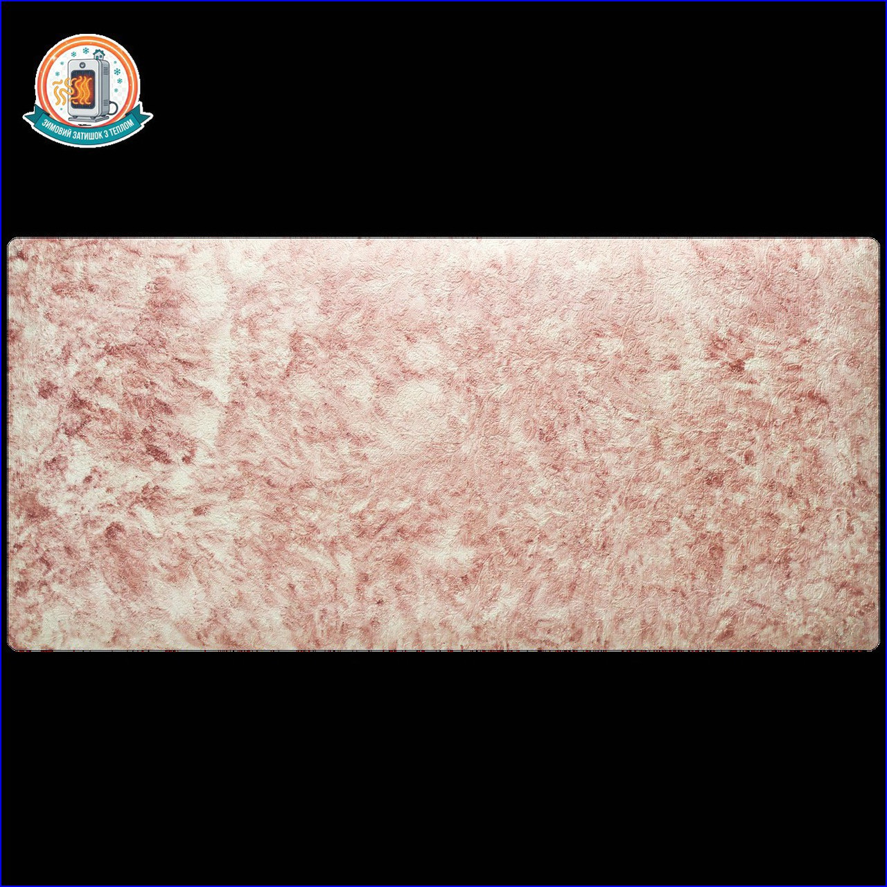 Керамогранітний обігрівач KEN-600 "Філігрі жакард" полуничний керамічна панель, фото 1