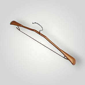 Силіконові вішалки плічки 44 см металеві з гачками та поперечиною золота уп. 5 шт