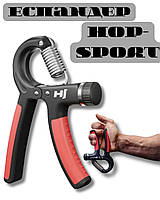 Еспандер регульований Hop-Sport 5-60кгHS-P060HG чорно-червоний, Еспандер-ножиці, Еспандер кистьовий