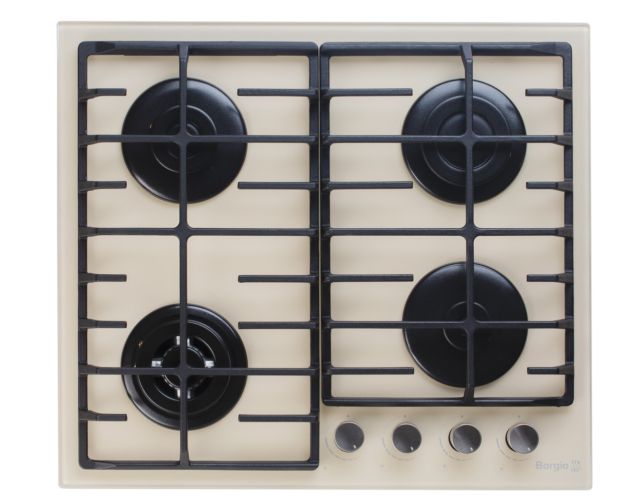 Варильна поверхня газова BORGIO 6192-17 (Ivory Glass) FFD, фото 1