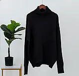 Светр жіночий оверсайз молодіжний з горлом, фото 9