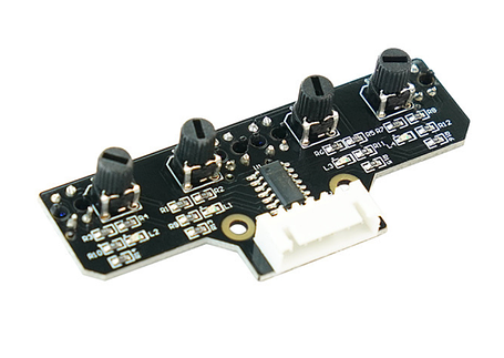 Модуль датчика лінії 4-канальний (інфрачервоний, для роботів і розумних машин), 3.3 – 5 В, 10 – 50 мА, 1 – 50 мм, фото 1