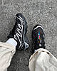 Термо кросівки чоловічі Salomon XT6 Gore Tex black silver Саломон ХТ-6 чорні срібло Горетех єврозима осінь, фото 10