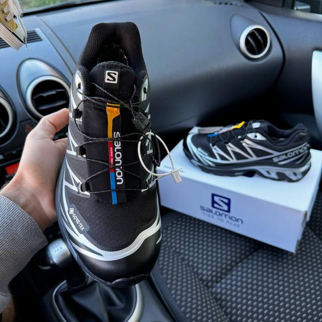 Salomon XT6 Gore Tex black silver premium