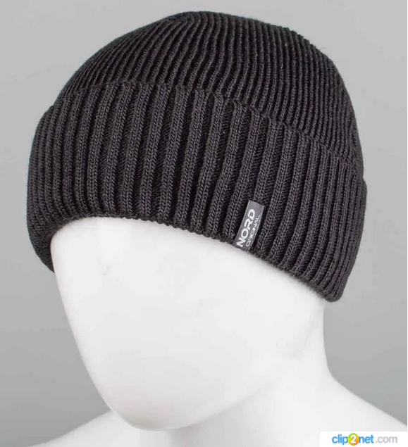 Шапка чоловіча з відворотом (С2321), фото 1