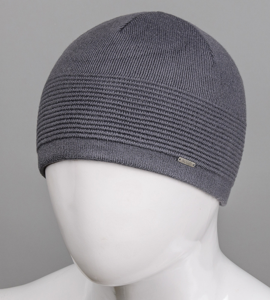 Чоловіча в'язана шапка на флісі Nord (Diligo), фото 1