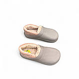 Теплі калоші сабо без задника з піни ЕВА Gipanis Тауп, фото 4
