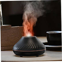 Ароматерапевтичний дифузор-зволожувач повітря 180 мл з ефектом живого вогню, LED-підсвічуванням, USB-підключенням, фото 2