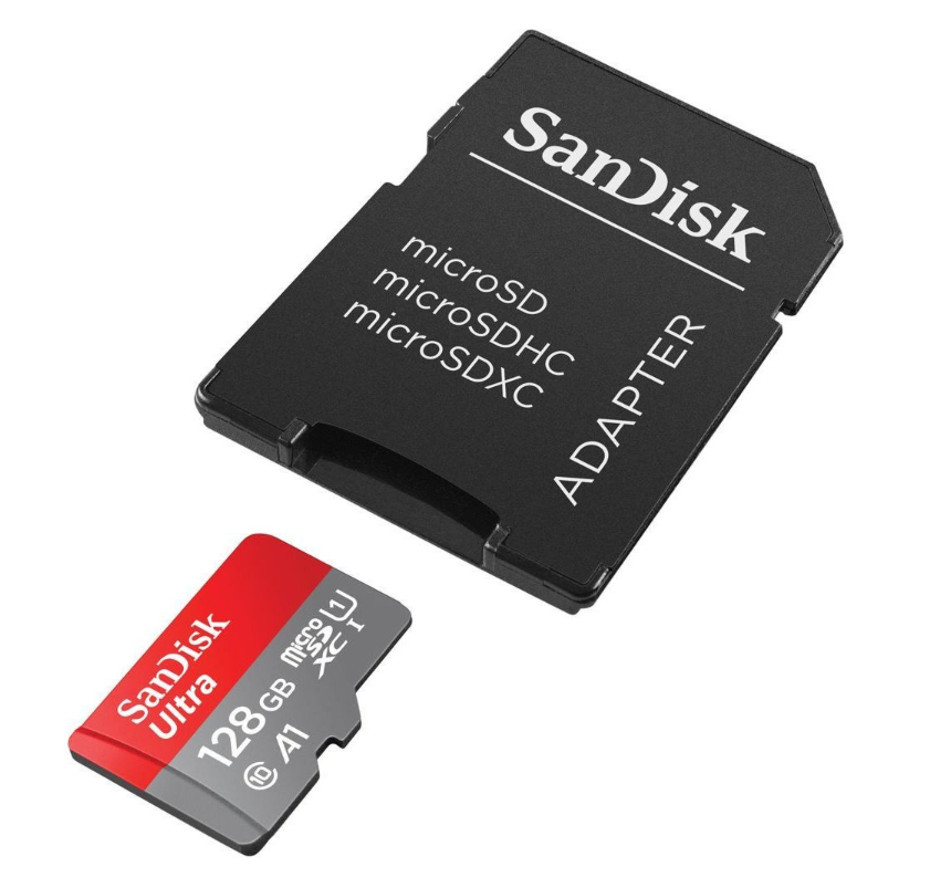 Карта пам'яті Sandisk 128GB microSDXC Ultra 140MB/s A1 C10 UHS-I U1 (SDSQUAB-128G-GN6MA), фото 1